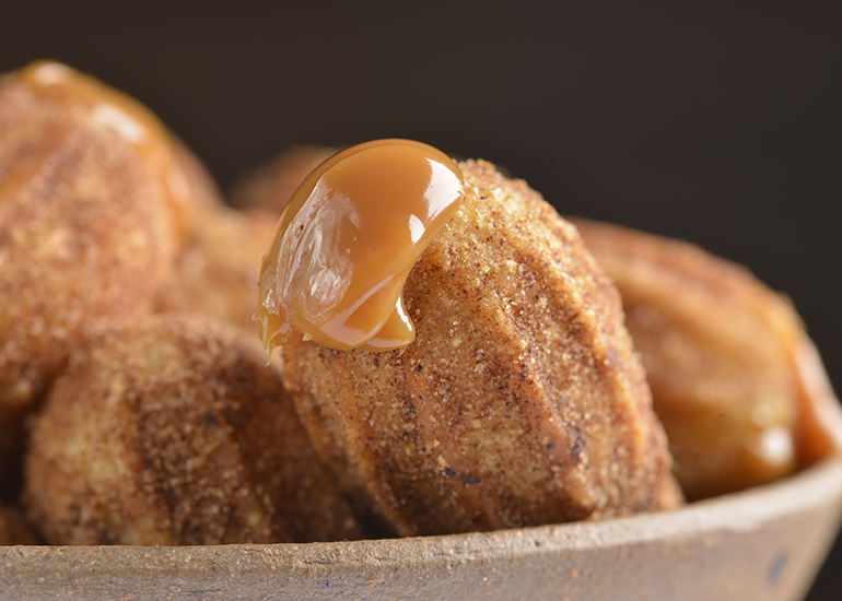 Churros de doce de leite e canela